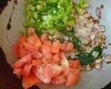 A picture of step 1 of Shimla mirch cabbage mix vegetable.