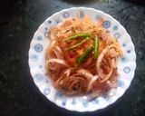 लच्छेदार प्याज़ सलाद (lachedar pyaz salad recipe in Hindi) रेसिपी चरण 4 फोटो