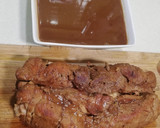 Foto del paso 4 de la receta: Redondo de cerdo relleno con salsa de Pedro Ximénez