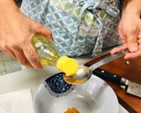 青蔥佐醋味增花枝(イカのぬた)的食譜步驟3照片