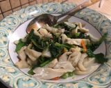 Foto langkah ke 6 dari resep Tumis Jamur Tiram Baby Kailan.