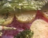 Foto del paso 3 de la receta: Bacalao al cava con verduras al vapor (en Lékué)