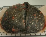 Foto langkah ke 22 dari resep Charcoal Wijen Chili Flakes Cheese Sourdough Bread (Open Bake Method).