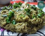 A picture of step 6 of Bhaidku (Gujarati Traditional Visrati Vangi).