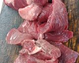 Foto langkah ke 1 dari resep Terik Daging (tanpa santan).