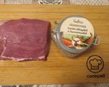 Vaddisznókaraj 🦌, vörösboros 🍷 körtével 🍐 és ➕ sütőtök 🎃 pürével 🍽️ recept fázis 2 fotója
