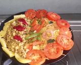A picture of step 5 of Maggi Vermicelli Sprouts Tawa Veg Sizzler.