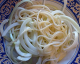 Foto del paso 2 de la receta: Falsos espaguetis con pesto de brócoli 🥦