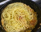 A picture of step 4 of Tik-tok Viral Pasta.