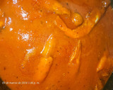 Foto del paso 4 de la receta: Bacalao Skrey en salsa de tomate 🍅 aromatizada de langostinos