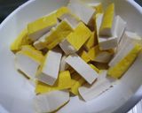 Foto langkah ke 2 dari resep Cah Sawi Putih Tahu Kuning.