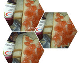 A picture of step 2 of Sliced bread with jam.