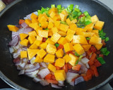 Foto del paso 5 de la receta: Alubia arrocera coloreada y rape