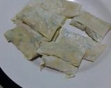 Foto langkah ke 5 dari resep Pangsit Goreng isi Tempe & Sayur.