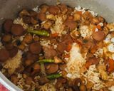 Foto langkah ke 5 dari resep Nasi Tim Ayam Sosis Kecap.