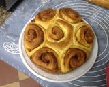 Hình bước làm 4 của món Cinnamon rolls