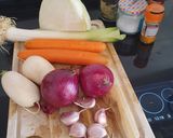 Foto del paso 2 de la receta: Cocido sin grasa con pollo a mi manera