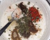 A picture of step 2 of Malai soya chaap.
