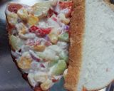 A picture of step 2 of Vegetable Bread Sandwich.