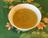 Une image de l'étape 7 de Sauce salade au citron confit, pesto de fanes epicé et melfor.