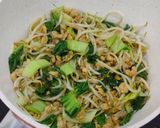 Foto langkah ke 5 dari resep Tumis Pokchoy, Tempe & Toge.