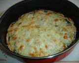 Foto del paso 11 de la receta Quiche Vosgienne de espinacas con mix de queso gratinado