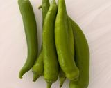 A picture of step 2 of Green Chilli Pickle (Quick Version).