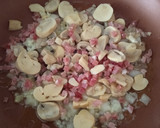 Foto del paso 3 de la receta: Revoltillo de jamón champiñones y langostinos