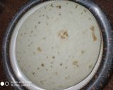 A picture of step 12 of Kathi roll.