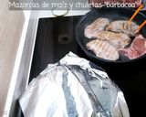 Foto del paso 5 de la receta: Mazorcas de maíz con chuletas "barbacoa"