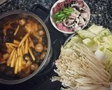 Hình bước làm 3 của món Lẩu kim chi