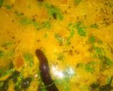 A picture of step 4 of Moong Dal Fry.