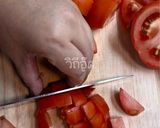รูปขั้นตอนการทำที่ 1 ของ มะเขือเทศผัดไข่นุ่ม