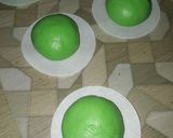 Foto langkah ke 4 dari resep Bakpao Pandan Isi Cokelat.