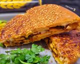 عکس مرحله 7 از دستور پنینی سوسیس و ذرت😋