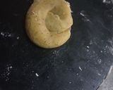 A picture of step 2 of Sarasiya khaja.