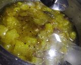 A picture of step 4 of Totapuri achari vaghariyu.
