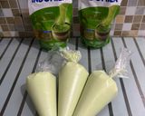 Foto langkah ke 8 dari resep Creamy Matcha with Mango Pudding.