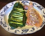 A picture of step 2 of California Farm Swiss Chard Chicken Rolls.