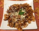 A picture of step 5 of Arrabbita sauce Pasta.