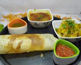 A picture of step 5 of Rice and moong daal dosa.