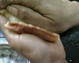 A picture of step 8 of Stuffed potato bread roll.