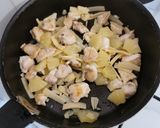 Une image de l'étape 8 de Poulet cocolombo express avec un truc qui va pas.