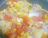 A picture of step 8 of Spicy sweet corn chaat.