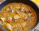 Foto del paso 10 de la receta: Arroz meloso de costillas, calamar y vieiras