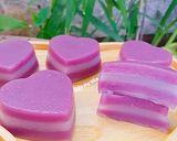 A picture of step 6 of Purple Sweet Potato Steamed Layer Cake (Bánh Da Lợn Khoai Lang Tím) 💜.