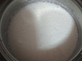Crema de limón y leche de coco