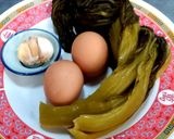 รูปขั้นตอนการทำที่ 1 ของ ผักกาดดองผัดไข่