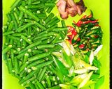 Foto langkah ke 1 dari resep Tumis Kacang Panjang Tauge Tahu.