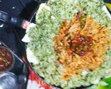 A picture of step 4 of Indo Mex Sizzler.